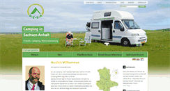 Desktop Screenshot of camping-verband.de